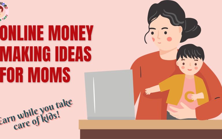 make mone online as a mom