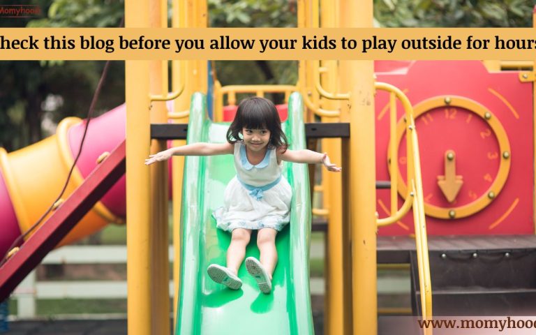 child playing outdoors