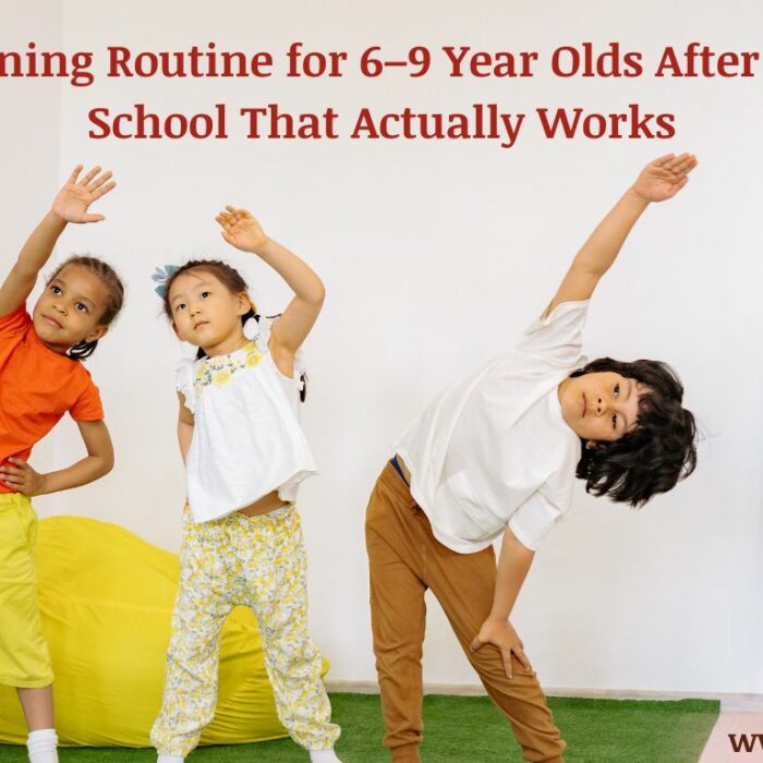 evening routine for kids