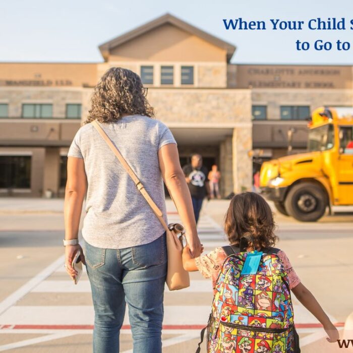 When Your Child Suddenly Refuses to Go to School