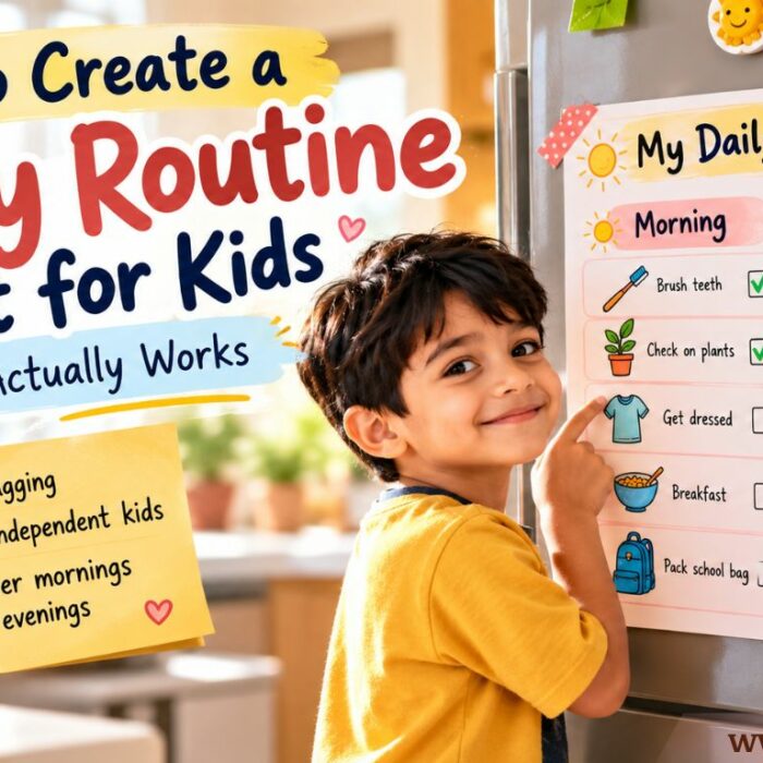 Daily Routine Chart for Kids